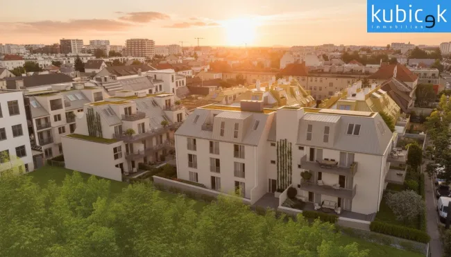 Am Freihof 5 | 1220 Wien | Vogelperspektive Sonnenaufgang