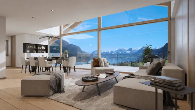 Exklusives Maisonette-Penthouse mit Galerie & traumhaftem Wolfgangsee-Blick - Titelbild