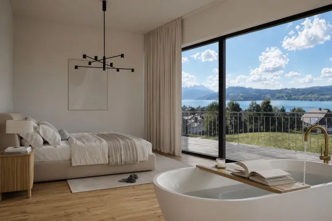 Exklusive Neubau-Villa mit unvergleichlichem Atterseeblick - Baustart bereits erfolgt! - Bild