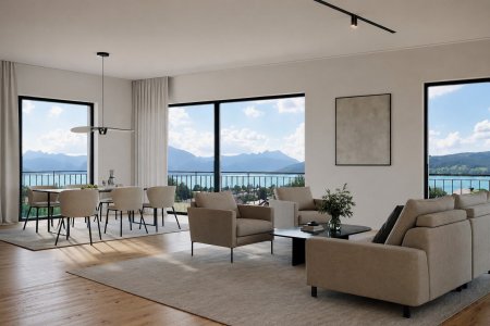 Exklusive Neubau-Villa mit beeindruckendem Panoramablick auf den Attersee