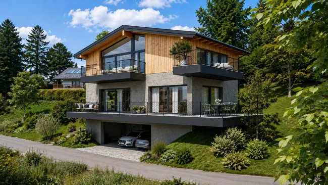 Exklusive Neubau-Villa mit beeindruckendem Panoramablick auf den Attersee - Titelbild