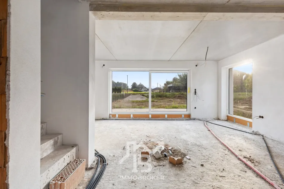 Doppelhausanlage - 6 Öko-Neubau-Doppelhaushälften zu verkaufen! - Bild