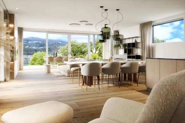 Private Gartenvilla in erster Seereihe am Wörthersee – mit eigenem Spa-Bereich, außergewöhnlichem Grundstücksanteil und maximaler Privatsphäre - Titelbild