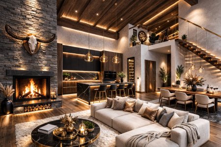 Luxuriöses Penthouse mit Dachterrasse, Sauna und Masterbereich