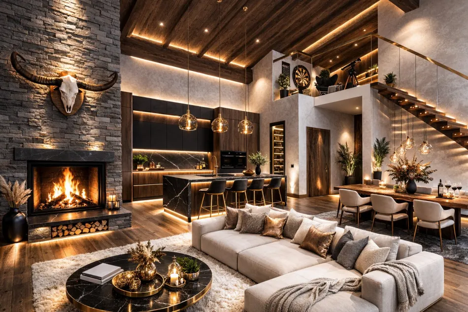 Luxuriöses Penthouse mit Dachterrasse, Sauna und Masterbereich - Titelbild