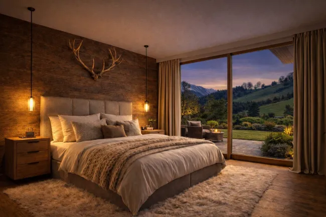 Panorama-Wohnung mit 2 Schlafzimmern, zwei Balkonen & Loggia – exklusives Wohnen an der Planai - Bild