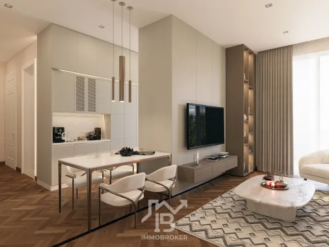 Altbaujuwel nahe Landstraße: Sanierte 3-Zimmer-Stilaltbauwohnung mit Terrasse und Lift - Bild