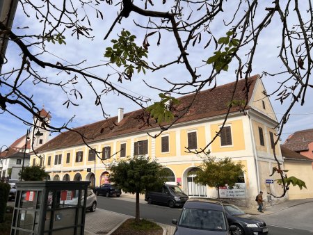 Sanierungsbedürftiges Zinshaus mit Gewerbe- und Wohnflächen sowie ausbaufähigem Rohdachboden in zentraler Lage m Südburgenland