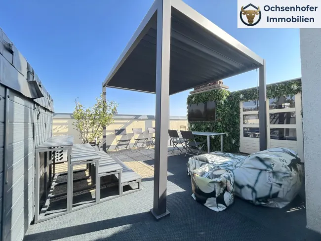 Dachterrasse - Wohnung am Wilhellminenberg