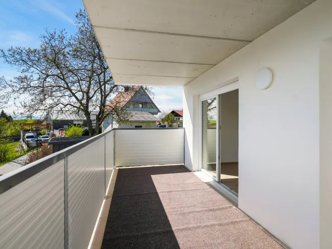 Neubau: 41,54 m² Wohnung mit 12 m² Balkon und Parkplatz (Top 2) - Bild