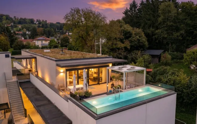 Traumhafte Penthouse-Wohnung mit privatem Pool auf der Dachterrasse - Bild