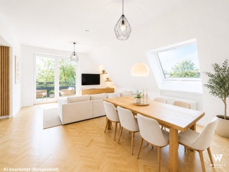Exklusive 5-Zimmer-Dachgeschosswohnung mit Balkon & Garagenplatz