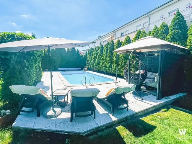 Gepflegtes Einfamilienhaus mit beheizbarem Pool, Wintergarten, Klimaanlage & Gartenidylle I Nähe Zentrum Gänserndorf - Bild