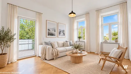 Sanierter Altbauklassiker: 3-Zimmer-Wohnung mit ca. 13,5 m² Balkon I bezugsfertig I U-Bahn/ S-Bahn Nähe
