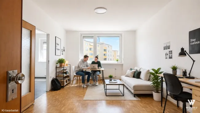 Helle Neubauwohnung im 6. Stock I ideale Anleger- & WG-Wohnung I Nahe U6 Handelskai, Donauinsel & FH Technikum Wien - Titelbild