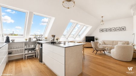 Luxuriöse Dachgeschoss-Maisonette mit Südterrasse I Klimaanlage & Fußbodenheizung I Nahe U6/U4 Längenfeldgasse
