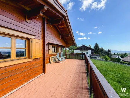 +++ Traumhaus am Berg: Holzhaus mit Fernblick in Mönichkirchen I 5 Zimmer I 22m2 Balkon I Kaminofen +++