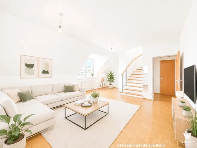 ++ Großzügige 3-Zimmer Maisonette-Dachgeschosswohnung mit Balkon & Tiefgaragenplatz I 1. DG inkl. Lift ++ - Titelbild