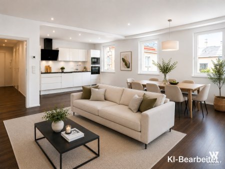Gepflegte und großzügige 3 Zimmer Wohnung I Fußbodenheizung I Ruhe durch Innenhofausrichtung