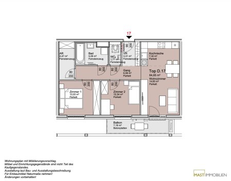 Bei der Alten Donau! 3 Zimmer Wohnung mit Balkon