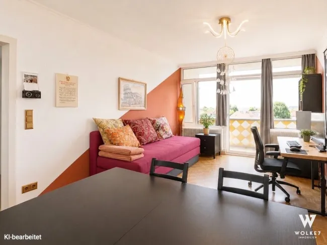 Helle 2-Zimmerwohnung zentral in Deutsch-Wagram: | Neubau | Südöstliche Loggia mit Weitblick | Stellplatz | Sehr guter Zustand & Sofort bezugsbereit - Titelbild