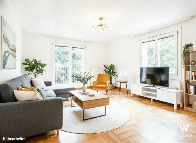 Freier Mietzins in Bestlage von Hietzing: 1 Gehminute nach Schönbrunn | Helle 2-Zimmer-Wohnung | Grüne, ruhige Anlage - Titelbild