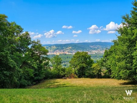 Freizeitgrundstück am Bisamberg mit Blick auf Stift Klosterneuburg | mit Hütte | ca. 2694 m2 | Widmung Grünland - Land- und Forstwirtschaft