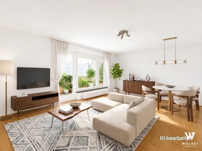 Sonnige 3-Zimmer-Wohnung mit großzügiger Loggia, Stellplatz & perfekter Raumaufteilung in Wien-Penzing - Bild