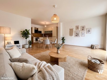 Moderne 3-Zimmer-Wohnung mit Terrasse und Eigengarten: Wenige Meter zur Wiener Stadtgrenze | Garagenstellplatz