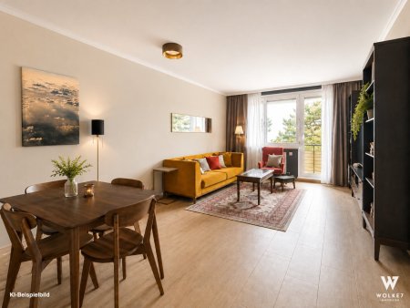 Stilvoll wohnen in Bestlage: 96m² möbliert mit Loggia & Kahlenbergblick Nähe Olympiapark | Obkirchergasse