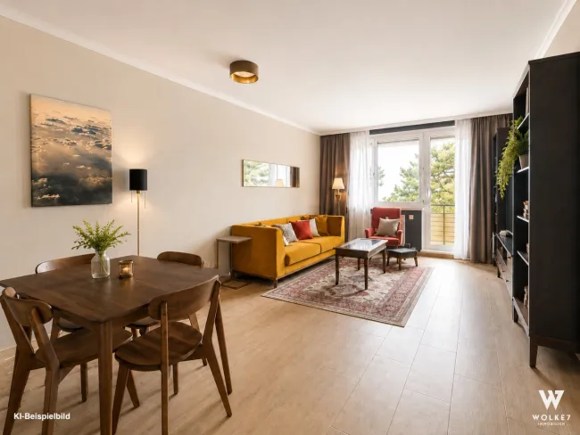 Stilvoll wohnen in Bestlage: 96m² möbliert mit Loggia & Kahlenbergblick Nähe Olympiapark | Obkirchergasse - Titelbild