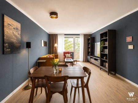 Stilvoll wohnen in Bestlage: 96m² möbliert mit Loggia & Kahlenbergblick Nähe Olympiapark | Obkirchergasse