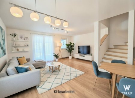 Doppelhaushälfte in ruhiger Siedlung | ca. 119,74 m2 | Garten | Terrasse | Keller | 2 Kfz-Stellplätze
