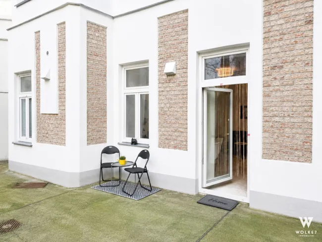 Top-sanierte 44 m² Souterrain-Wohnung mit Terrasse und direktem Gartenzugang | U6 Alser Straße | AKH - Bild