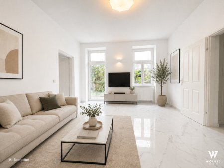 Top-sanierte 44 m² Souterrain-Wohnung mit Terrasse und direktem Gartenzugang | U6 Alser Straße | AKH