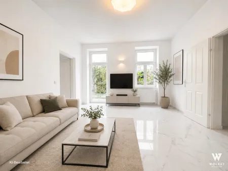 Top-sanierte 44 m² Souterrain-Wohnung mit Terrasse und direktem Gartenzugang | U6 Alser Straße | AKH