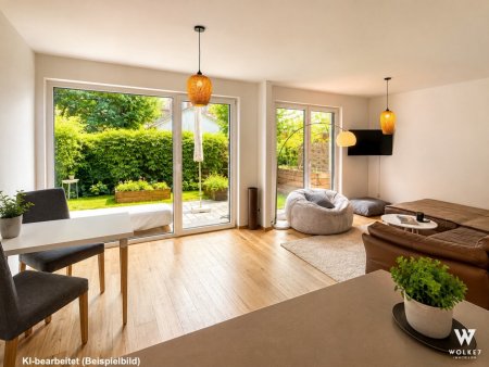 Sonnige Neubau-Gartenwohnung mit Terrasse & Garten | Exklusive Ausstattung | Nähe U2