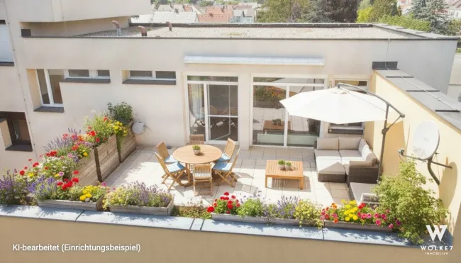 2-Zimmer-Wohnung | Terrasse ca. 45 m² | Thermisch saniertes Haus - Titelbild
