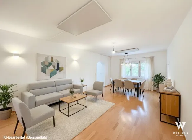 Wohnen im Grünen: Großzügige 3-Zimmer-Wohnung in traumhafter Nussdorfer Ruhelage - Titelbild