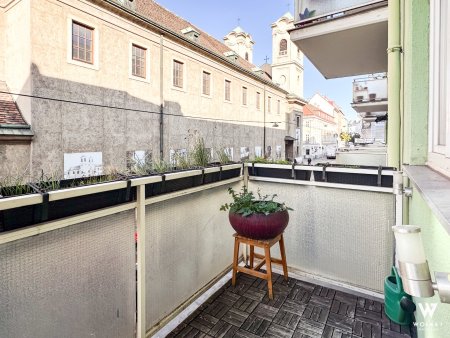 Helle 3-Zimmer-Wohnung | generalsaniert | Balkon | Lift | zentral begehbar | U6 Josefstädter Straße