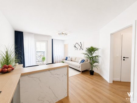 +++ Hochwertig sanierte & möblierte 2-Zimmer-Wohnung inkl. Lift I Loggia mit ca. 3 m2 I Garagenplatz anmietbar +++