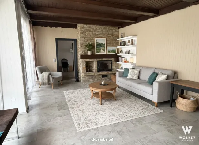Einfamilienhaus mit Pool, Carport & großem Garten in ruhiger Lage von Strasshof - Bild