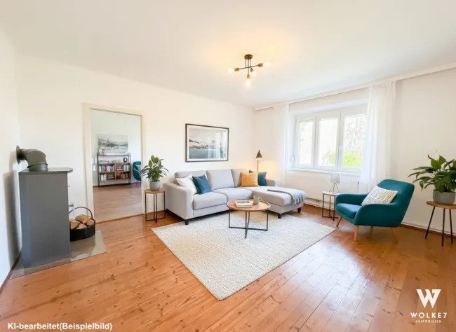 Charmante 2-Zimmer-Wohnung mit Schwedenofen I Nahe Perchtoldsdorf Zentrum - Titelbild