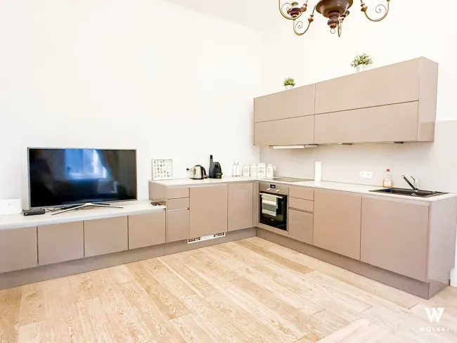Ruhige Innenhof-Wohnung nähe MuseumsQuartier – Stilvoll sanierte 2-Zimmer-Wohnung I Fußbodenheizung I Altbau - Bild
