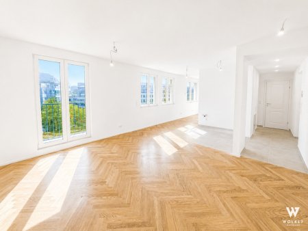 Stilvoll kernsanierte 2-Zimmer-Wohnung mit Stadtblick im 3. Bezirk Baumeisterqualität | Erstbezug nach Sanierung | 4. Liftstock | ca. 52 m²