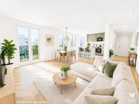 Stilvoll kernsanierte 2-Zimmer-Wohnung mit Stadtblick im 3. Bezirk Baumeisterqualität | Erstbezug nach Sanierung | 4. Liftstock | ca. 52 m²