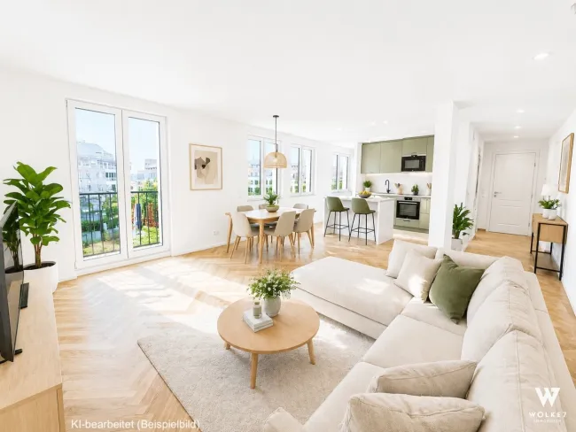 Stilvoll kernsanierte 2-Zimmer-Wohnung mit Stadtblick im 3. Bezirk Baumeisterqualität | Erstbezug nach Sanierung | 4. Liftstock | ca. 52 m² - Titelbild