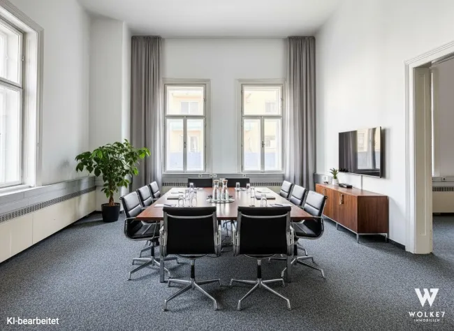 Großzügige Bürofläche im Stilaltbau – ca.193 m² | UNBEFRISTETER MIETVERTRAG | 1 Gehminute Wien Mitte Landstraße | Nähe Bezirksgericht Innere Stadt - Titelbild
