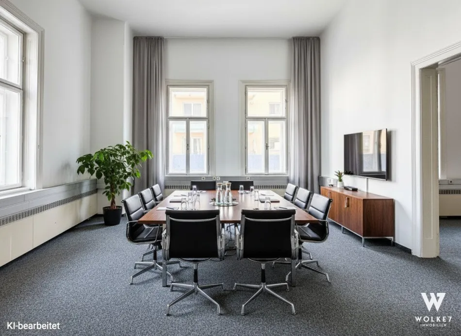 Großzügige Bürofläche im Stilaltbau – ca.193 m² | UNBEFRISTETER MIETVERTRAG | 1 Gehminute Wien Mitte Landstraße | Nähe Bezirksgericht Innere Stadt - Titelbild