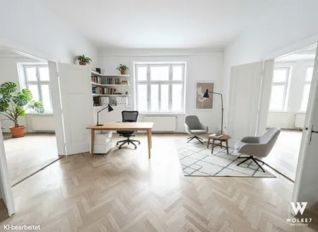 Bürofläche im Stilaltbau – ca.183 m² | UNBEFRISTETER MIETVERTRAG | 1 Gehminute Wien Mitte Landstraße | Nähe Bezirksgericht Innere Stadt